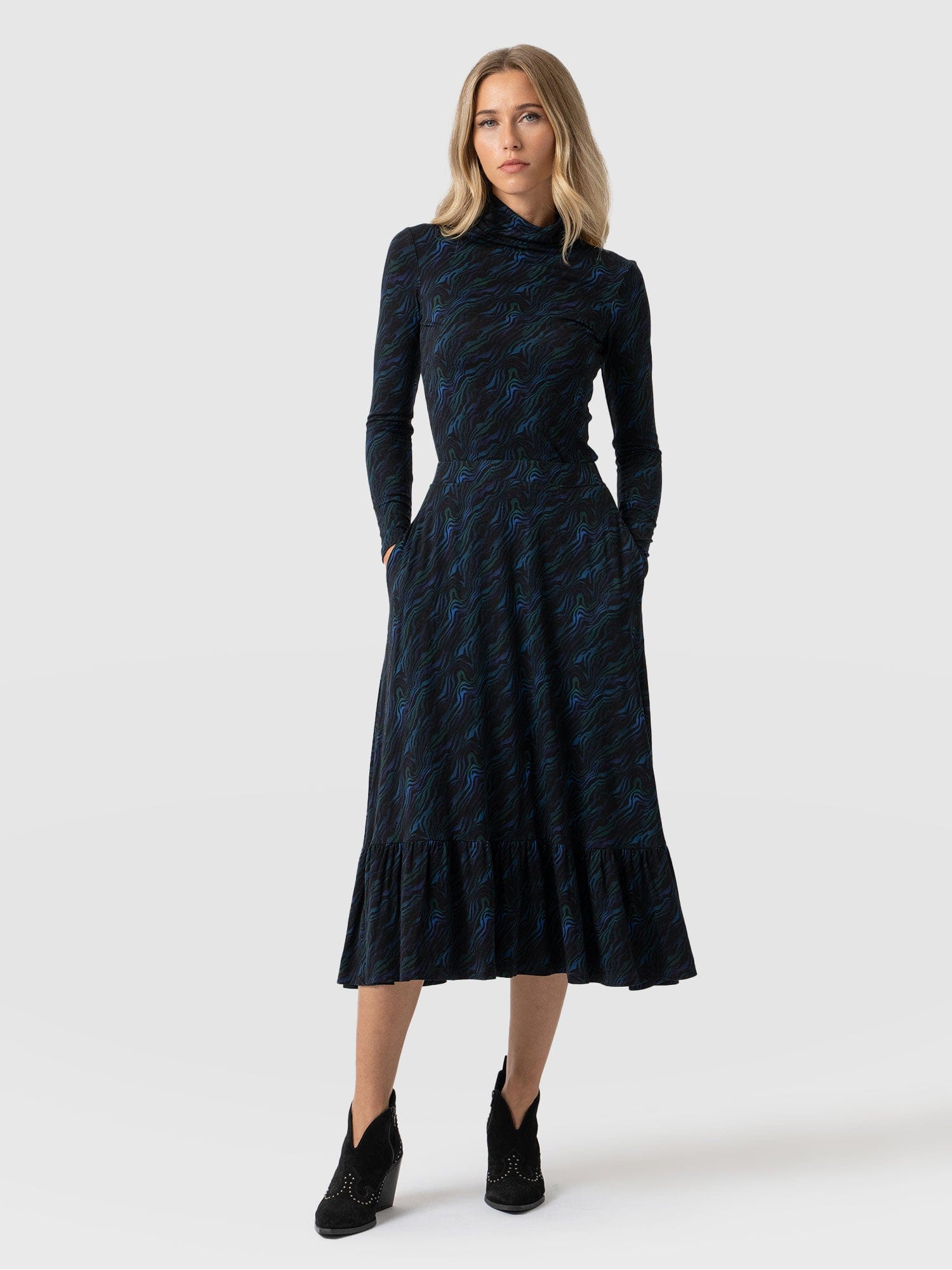 Riley Skirt - Galactic Wave